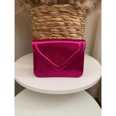 Imagem de Bolsa Feminina Carnaval Bag Mini Transversal Alça De Corrente Bolsa Fe