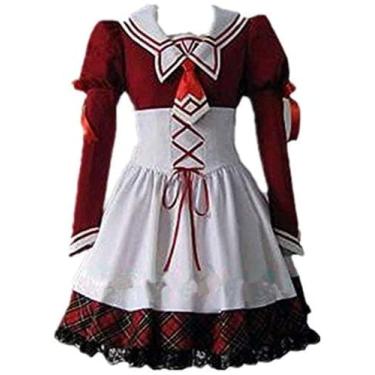 Imagem de Cos 11 olhos Anime Cosplay Minase YUKA KUSAKABE Misuzu Halloween Cosplay Fantasia Japonesa, Feminino G, One Size