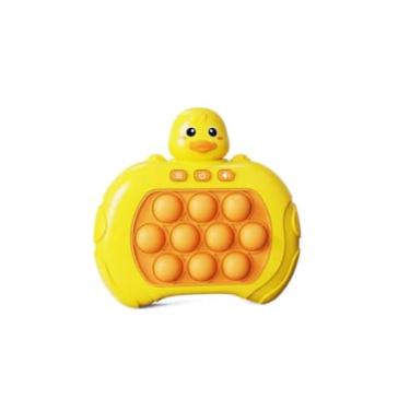 Imagem de Pop It Eletrônico Brinquedo Anti Stress De Bolhas Para Adulto e Criança Com 4 Modos De Jogo Fidget Toy De Apertar Sensorial Premium Poiqo (Pato Amarelo)