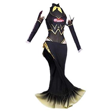 Imagem de Fantasia de princesa adulta cosplay menina cosplay fantasia de Halloween conjunto completo sem asa de adereço, Fantasias, Large