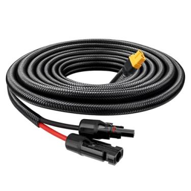 Imagem de MOOKEERF Cabo solar para XT60 10AWG 1,8 m conector solar para XT60 cabo adaptador para painel solar para bateria RV estação de energia portátil gerador solar - 1,8 m