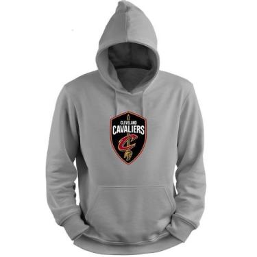 Imagem de Blusa Moletom Capuz Basquete Cleveland Cavalier Lebron Basketball - Lo