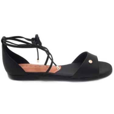 Imagem de Sandália Ramarim Rasteira Amarração Feminina 2224204-Feminino