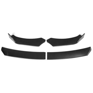 Imagem de 4PCS Frente Bumper Lip Spoiler Side Splitter Chin Body Kit Protetores Defletor Compatível Para Infiniti G37 G35 Coupe Sedan Acessórios Para Carro(Carbon Look)