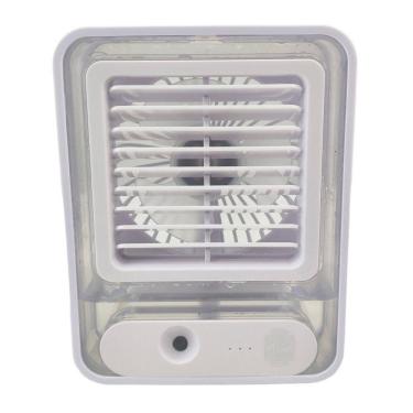 Imagem de Ventilador Umidificador Agua 3 Velocidades Touch Usb Led Verao Calor Casa Mesa Trabalho Estudo Silencioso Portatil