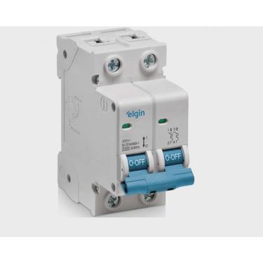 Imagem de Disjuntor Termomagnético Bipolar elgin 2 Polos 10A