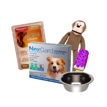 Imagem de Nexgard Antipulgas E Carrapatos Caes 10,1 A 25kg C/3 Comprimidos + Brinde