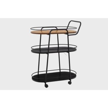 Imagem de Carrinho Adega Bar Aurora Drinks Aparador Decorativo