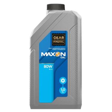 Imagem de Óleo Mineral 80W GL4 Maxon Oil Gear Cambio Manual Diferencial 1 Litro