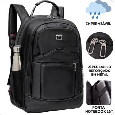 Imagem de Mochila Bolsa Sacola Escolar Feminina Masculina Impermeável Notebook 4