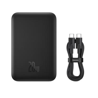 Imagem de Carregador Portátil Powerbank Magsafe Baseus 6000mah 20w Turbo Preto