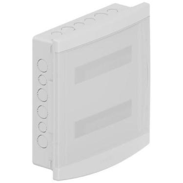 Imagem de Quadro Distribuição Embutir 18/24 Disj Tampa Translúcida - Tigre Pvc