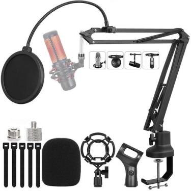 Imagem de Suporte de Microfone com Braço de Suspensão para Blue Yeti e HyperX