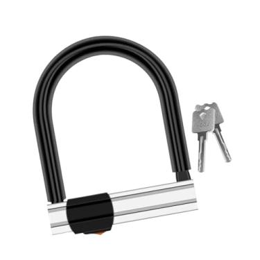 Imagem de menolana Trava para bicicleta em formato de U Trava para motocicleta Equipamentos de serviço pesado Multiuso Triciclo Resistente Segurança Travas hidráulicas