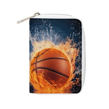 Imagem de NTVOWPZO Carteira masculina com suporte de cartão de crédito macio para cartão de visita com zíper