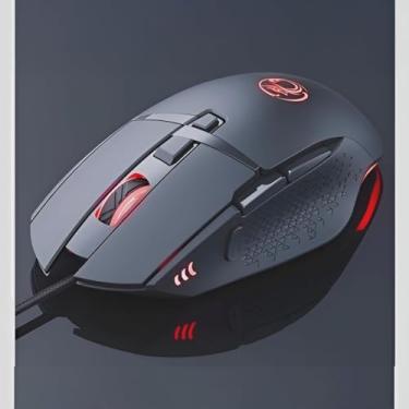 Imagem de Mouse Óptico Gamer Com Fio Usb LED 8 Botões 7200 Dpi(STO2636)