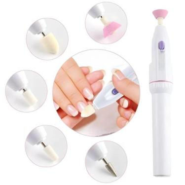 Imagem de Kit Profissional Para Unhas Motor Rotativo Com 5 Pontas Inova MZJ-1228