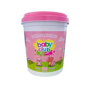 Imagem de Turma Do Soninho - Lenco Umed Baby Club Balde Com 400Un Rosa