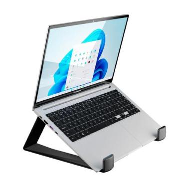 Imagem de Suporte Horizontal Apoio para Notebook Laptop - Deliparts, Preto