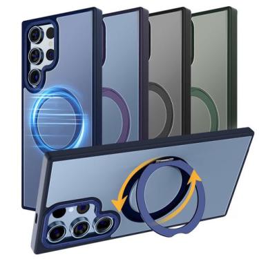 Imagem de Capa magnética MAGIC JOHN para Samsung Galaxy S22 Ultra Blue