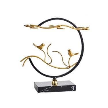 Imagem de hezhuhe2258 Suporte de vinho para armazenamento de vinho decorações de armário de vinho enfeite de rack de vinho para sala de estar aparador criativo suportes de copo simples suportes de vinho bancada