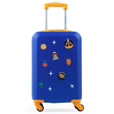 Imagem de Mala De Bordo Abs 4 Rodas  Kids Azul - Bagaggio, PP