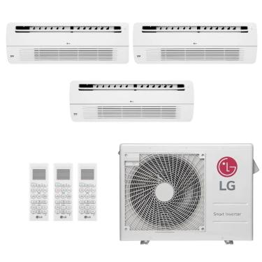 Imagem de Ar-Condicionado Multi Split Inverter LG 21.000 (2x Evap Cassete 1 Via 9.000 + 1x Evap Cassete 1 Via 12.000) Quente/Frio 220V