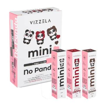 Imagem de Kit Mini Mascaras Para Cilios Vizzela No Panda