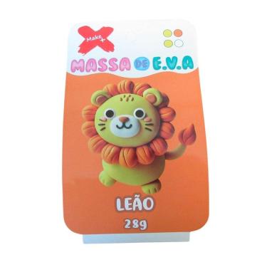 Imagem de Massa de EVA em pote 28g 4 cores Leão - Gatte