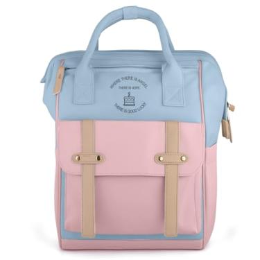 Imagem de Bolsa Maternidade Grande Recém Nascido Alça Bagagem Viagem (Rosa e Azul)