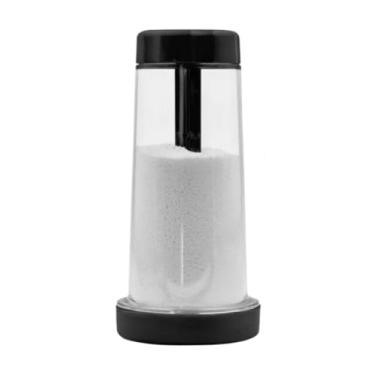 Imagem de Tapioqueira Polvilhador com Peneira e Armazena - Espalhador para Farinha de Tapioca, Queijo Ralado (Preto)