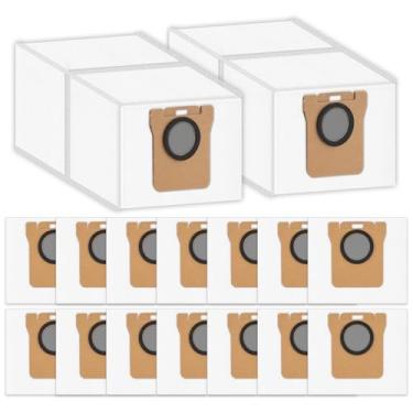 Imagem de (16 peças) X20 sacos de pó de substituição para Xiaomi X10 / X20 / X20 Pro / X20 Max, Dreame X50 Ultra Complete/ X40/L20 Ultra/ L50 Pro Ultra/ L10s Pro/ L10/ L10s/L20, saco de chão, sacos de aspirador