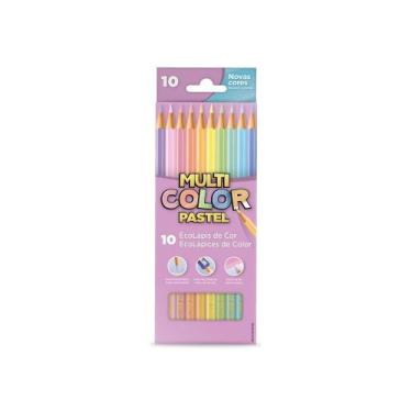 Imagem de Lápis de Cor Faber-Castell Multicolor Pastel Color 12 Cores - Faber Ca