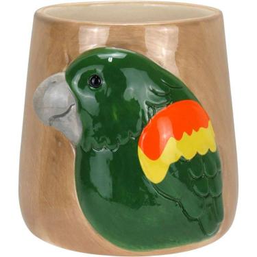 Imagem de Cachepô Vaso Decorativo Home&co Cerâmica 12x12x12cm Verde