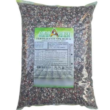 Imagem de Fertilizante NPK 08 28 16 Pacote 5Kg - AGROADUBO