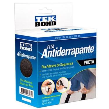 Imagem de Fita Antiderrapante Preta 50mm x 5m - Tekbond 21161050501