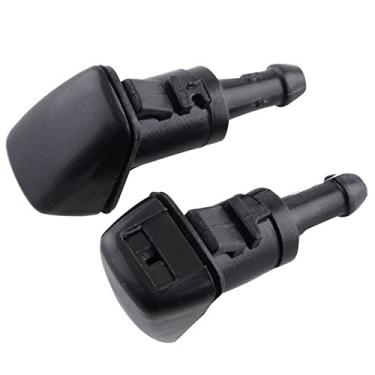 Imagem de Para Jeep for Compass 2007 2008 2009 2010 Bocais de arruela 5113049Aa Spray de fluido de carro Bocais de lavadora de para-brisa de carro Bocal de spray de limpador