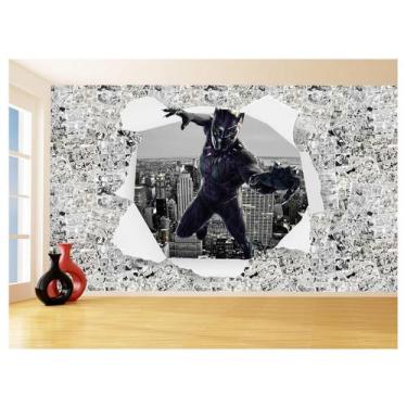 Imagem de Papel De Parede 3D Heróis Página Quadrinhos Hq 3,5M Nhma274 - Você Dec