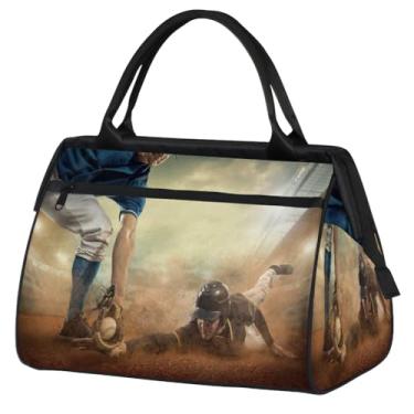Imagem de Bolsa Gnome Summer Beach Pequena Bolsa de Viagem Dobrável para Mulheres e Homens Bolsa Leve Esportiva Academia Impermeável Mala de Mão Bolsa de Viagem para Presentes de Viagem, Cor: 23, 15.2*8.3*11.6