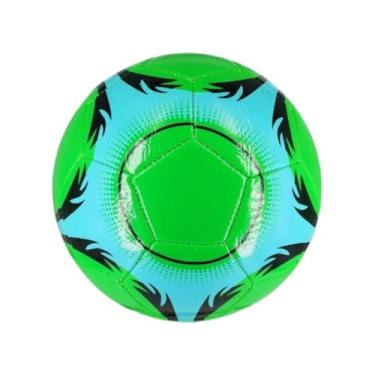 Imagem de Bola De Futebol Couro Sintético Costurada Escolha Sua Cor (Verde)
