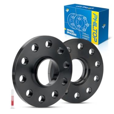 Imagem de PHILTOP Espaçadores de roda 5 x 4,5 cm compatíveis com Camry, espaçador central de cubo de 5 x 114,3 mm com furo de cubo de 60,1 mm, adequado para RAV4, Sienna, Highlander, RX350, Venza, ES350, Avalon