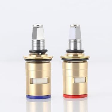 Imagem de Substituição do cartucho de torneira de cerâmica 59517005 Cold and 59517006 Hot Short Stem 1/4 de volta