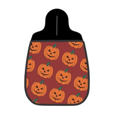 Imagem de Lixeira De Carro Organizador Lixinhocar Abóbora Halloween Vermelho