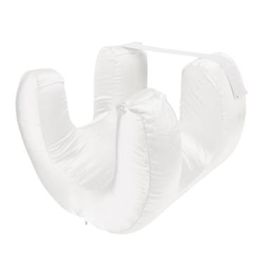 Imagem de Travesseiro de recuperação lenta, macio e confortável, travesseiro de apoio de pescoço para dormir, viagem em casa, travesseiro de sono de poliuretano (Branca)