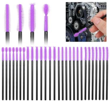 Imagem de 28 pincéis de limpeza para máquina de costura, 4 estilos de noções essenciais de costura, kit de limpeza reutilizável para lacunas de máquina, teclados de computador, acessórios de costura para