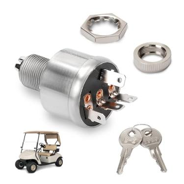 Imagem de Interruptor de ignição 33639-G01 para carros com luzes (chave padrão), cabe no carrinho de golfe EZ-GO TXT