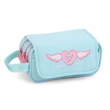 Imagem de Estojo Triplo Juvenil Feminino ColorUp - Seanite, Verde