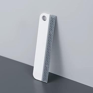 Imagem de Rodo de chuveiro para portas de vidro, rodo pequeno para porta de vidro de chuveiro, mini rodo de silicone para janela, porta, banheiro