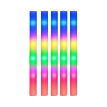 Imagem de Kit Bastão de Led Espuma Neon Decoração Balada casamento formatura festa neon luzes (30)