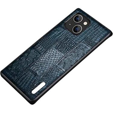 Imagem de MAALYA Capa traseira de telefone com padrão Mahjong, para Apple iPhone 14 Plus (2022) capa de couro de 6,7 polegadas à prova de choque comercial tudo incluso (cor: azul)